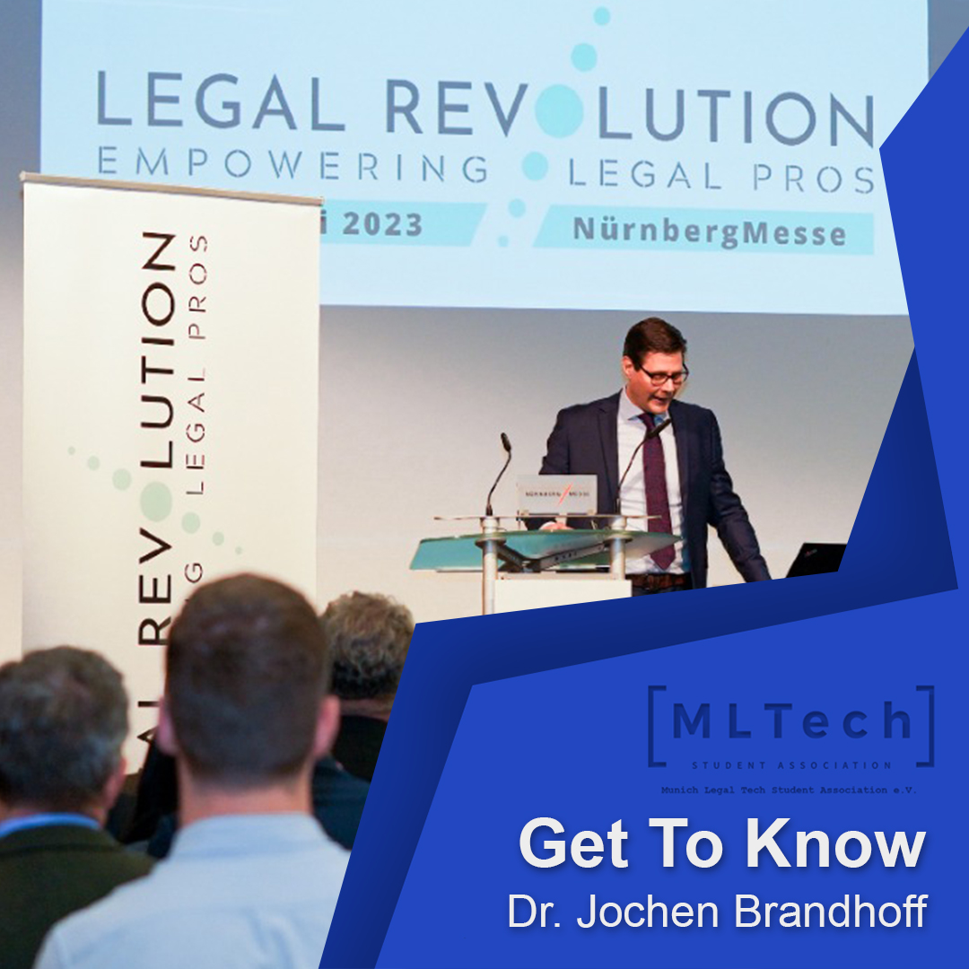 Get to know: Dr. Jochen Brandhoff – live von der Legal Revolution 2023