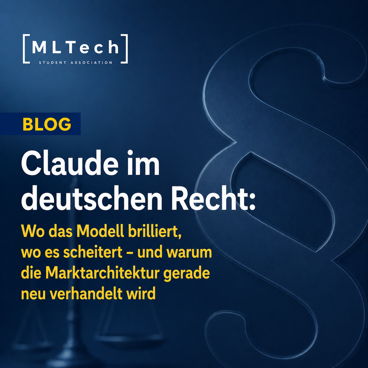 Claude im deutschen Recht: Wo das Modell brilliert, wo es scheitert – und warum die Marktarchitektur gerade neu verhandelt wird